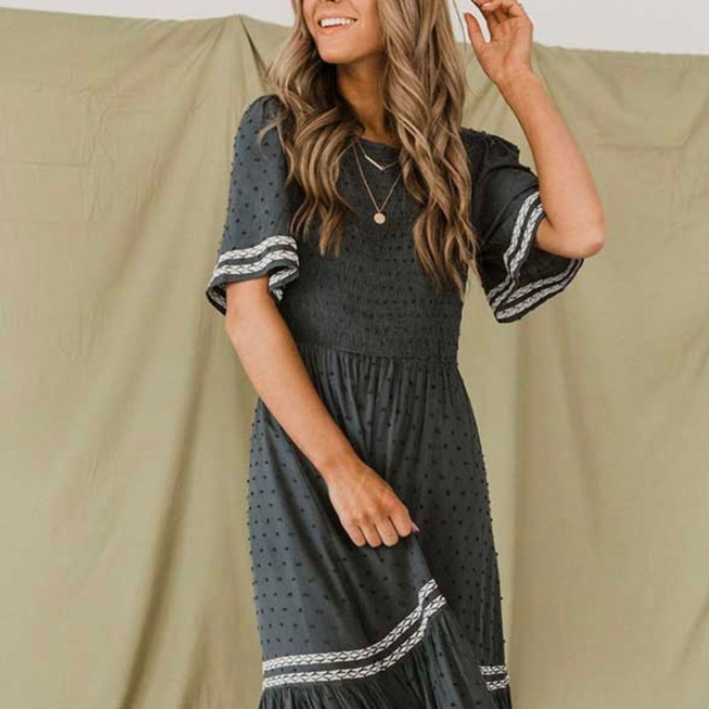 navy blue dress